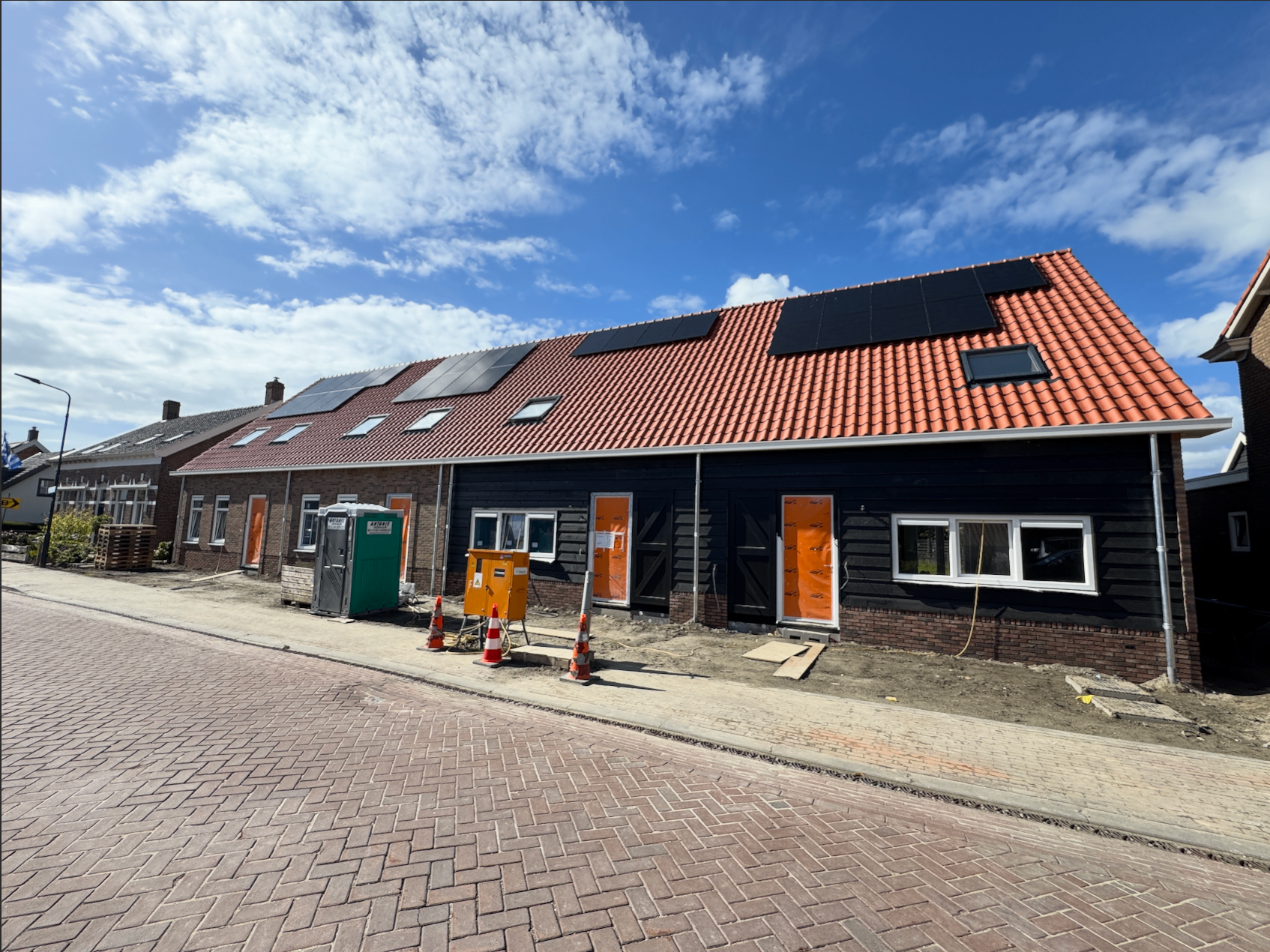 Bouwupdate vier nieuwbouwwoningen Havelaarstraat 21 Colijnsplaat