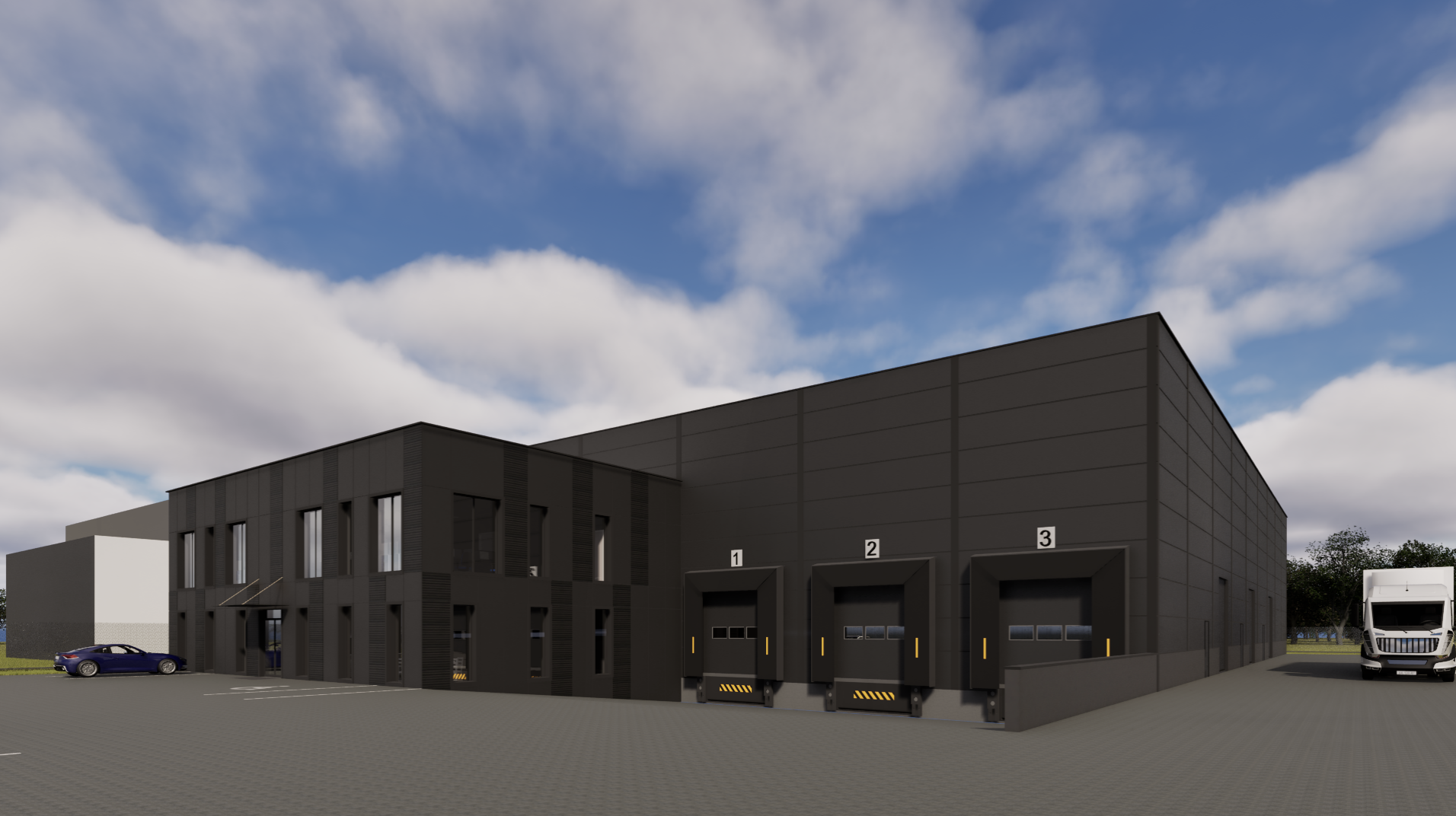 Locatie warehouse Szkolna 33/5 in Robakowo, nabij Poznan